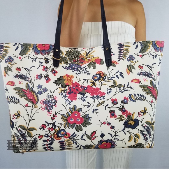 Tory Burch Kerrington Square Tote Gabriella floral - Picture 5 of 8
